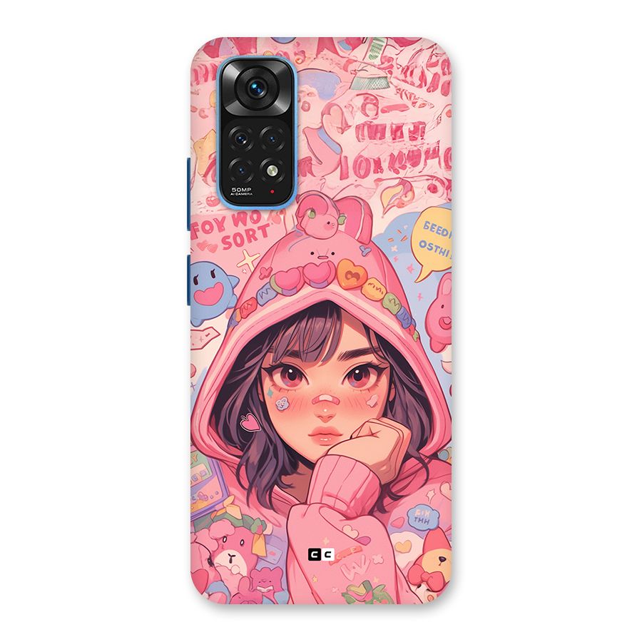 Cute Anime Girl Back Case for Redmi Note 11S