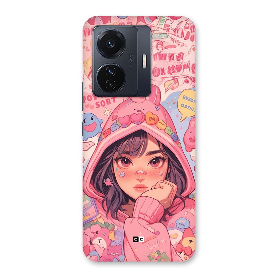 Cute Anime Girl Back Case for Vivo T1 Pro