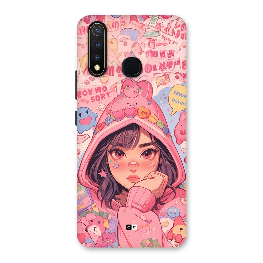Cute Anime Girl Back Case for Vivo U20