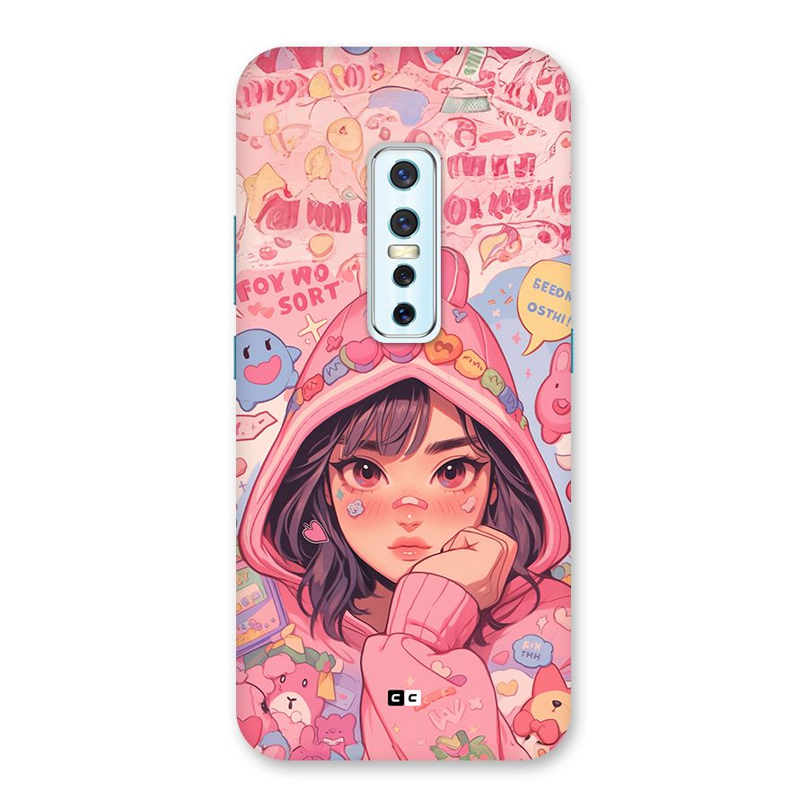 Cute Anime Girl Back Case for Vivo V17 Pro