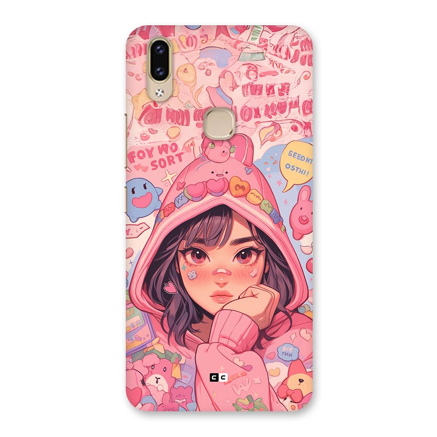 Cute Anime Girl Back Case for Vivo V9 Youth