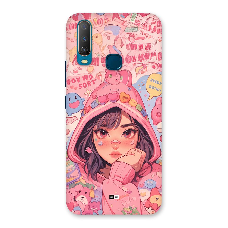 Cute Anime Girl Back Case for Vivo Y11