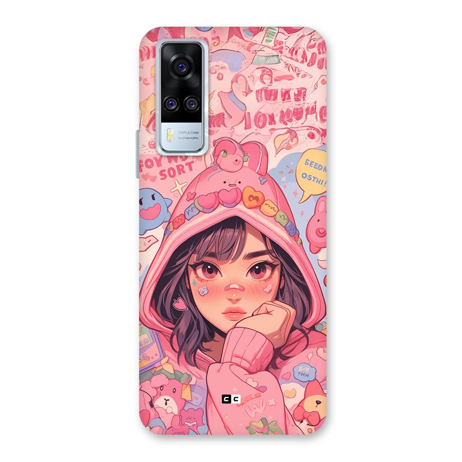 Cute Anime Girl Back Case for Vivo Y31