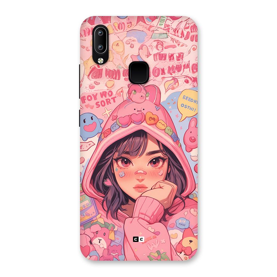 Cute Anime Girl Back Case for Vivo Y93