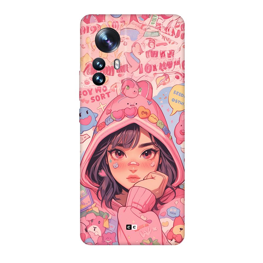 Cute Anime Girl Back Case for Xiaomi 12 Pro