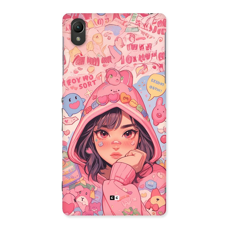 Cute Anime Girl Back Case for Xperia Z2