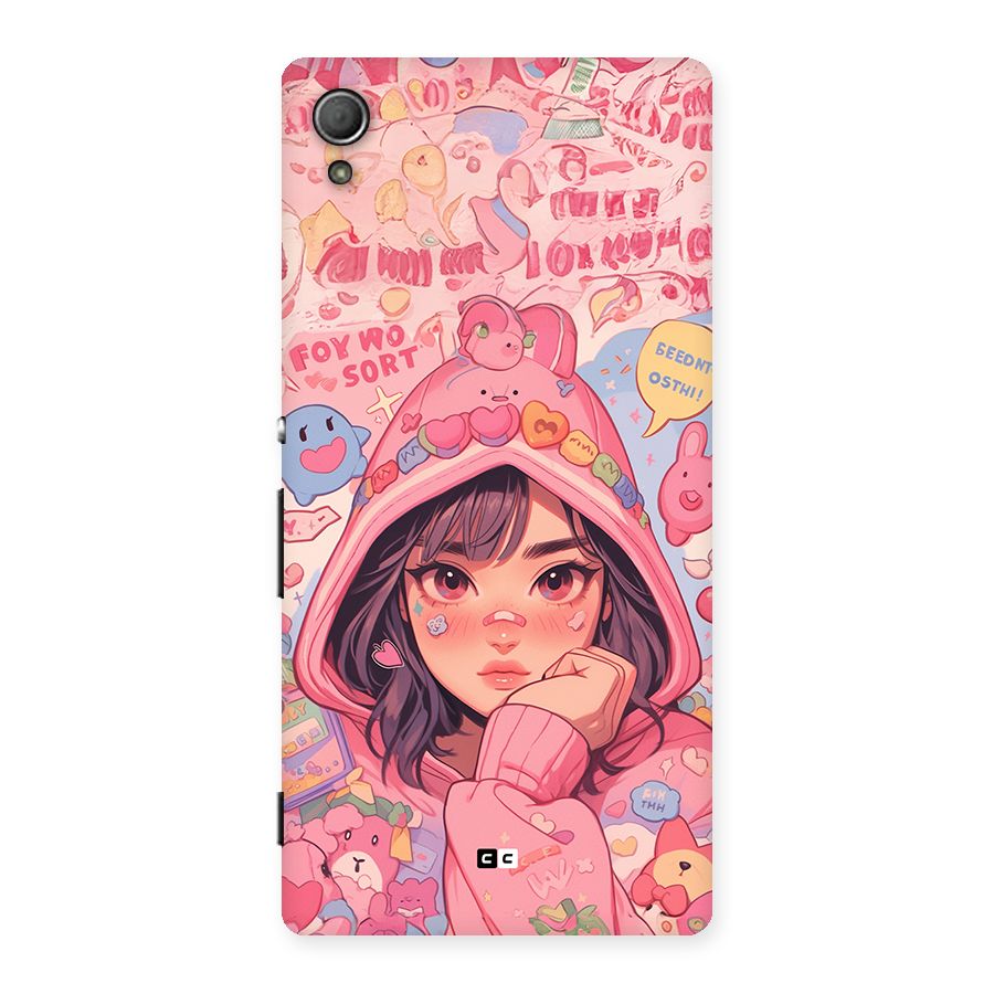 Cute Anime Girl Back Case for Xperia Z3 Plus