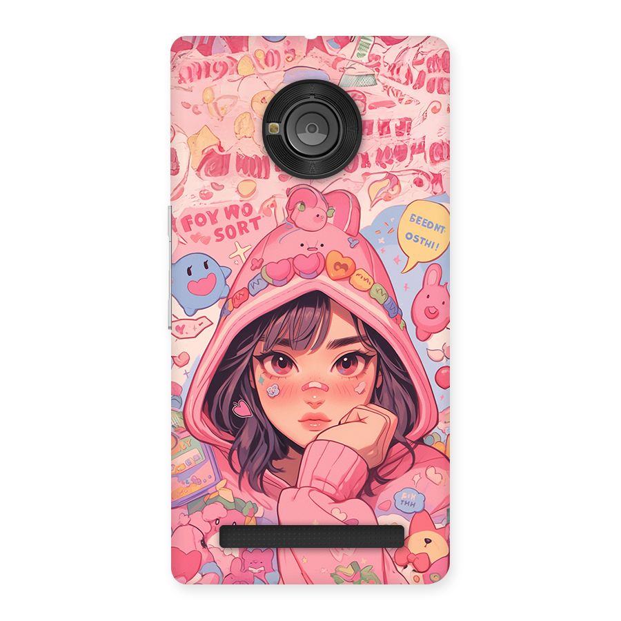 Cute Anime Girl Back Case for Yunique