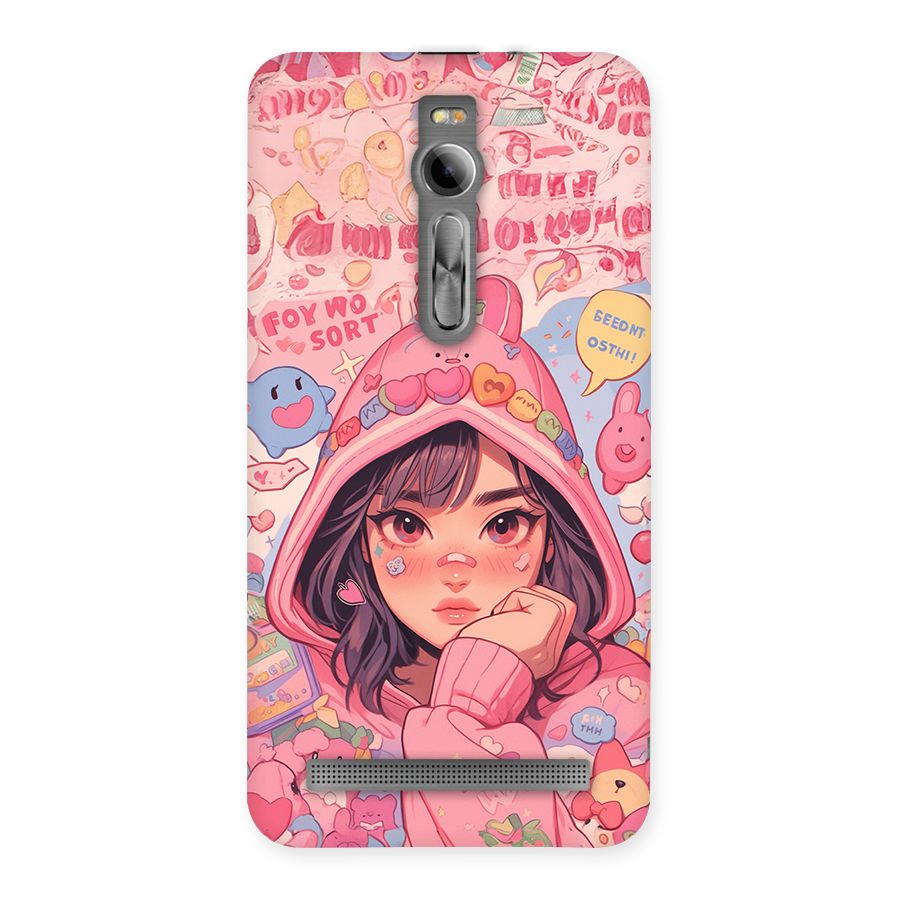 Cute Anime Girl Back Case for Zenfone 2