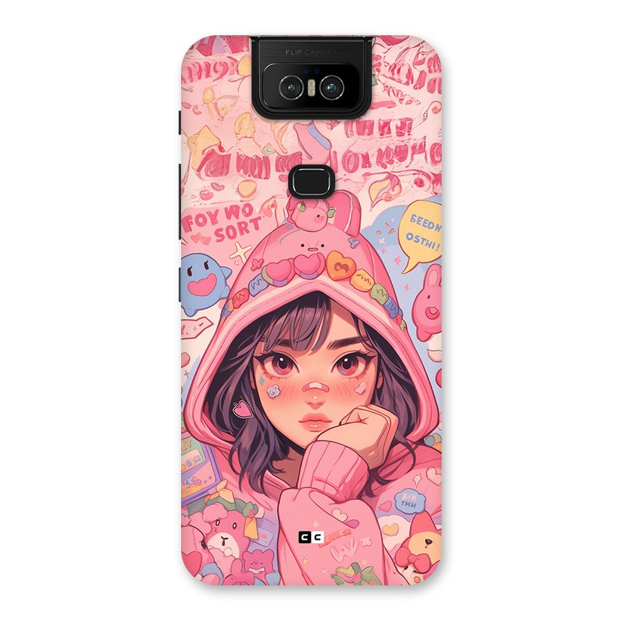 Cute Anime Girl Back Case for Zenfone 6z