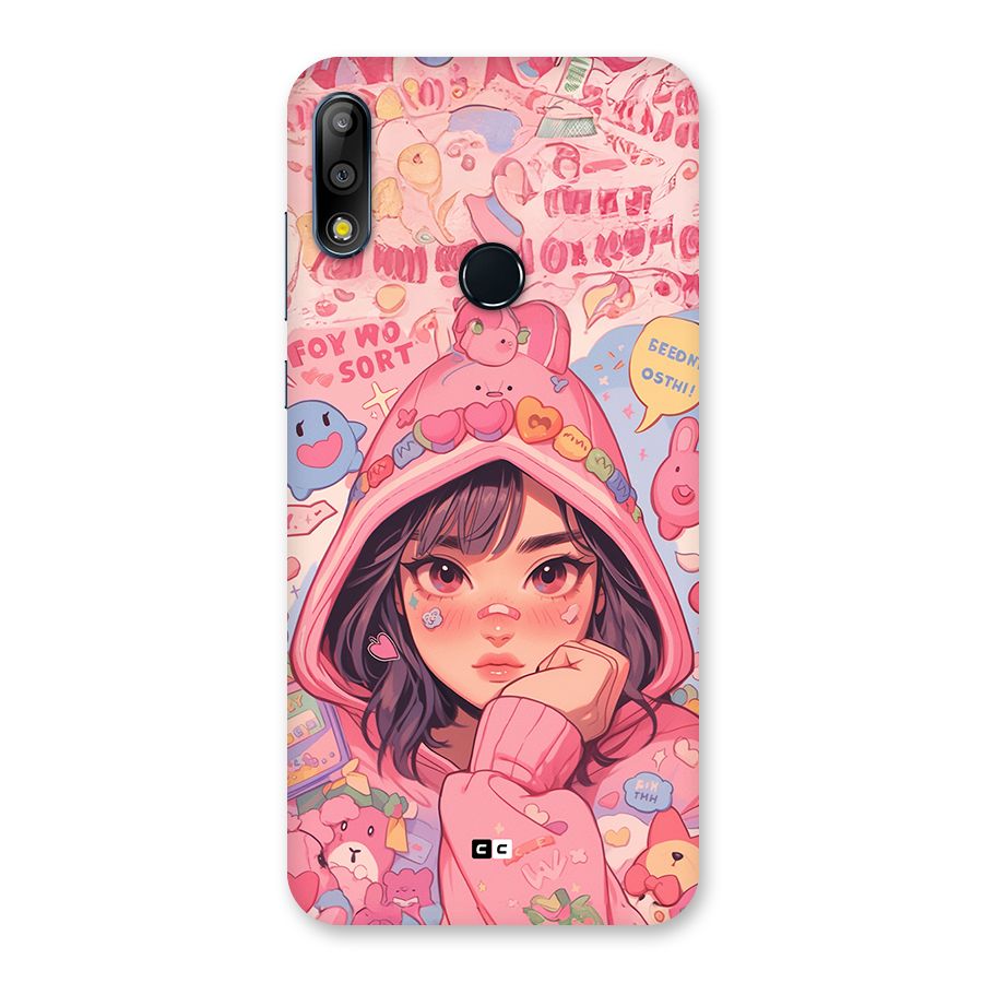 Cute Anime Girl Back Case for Zenfone Max Pro M2