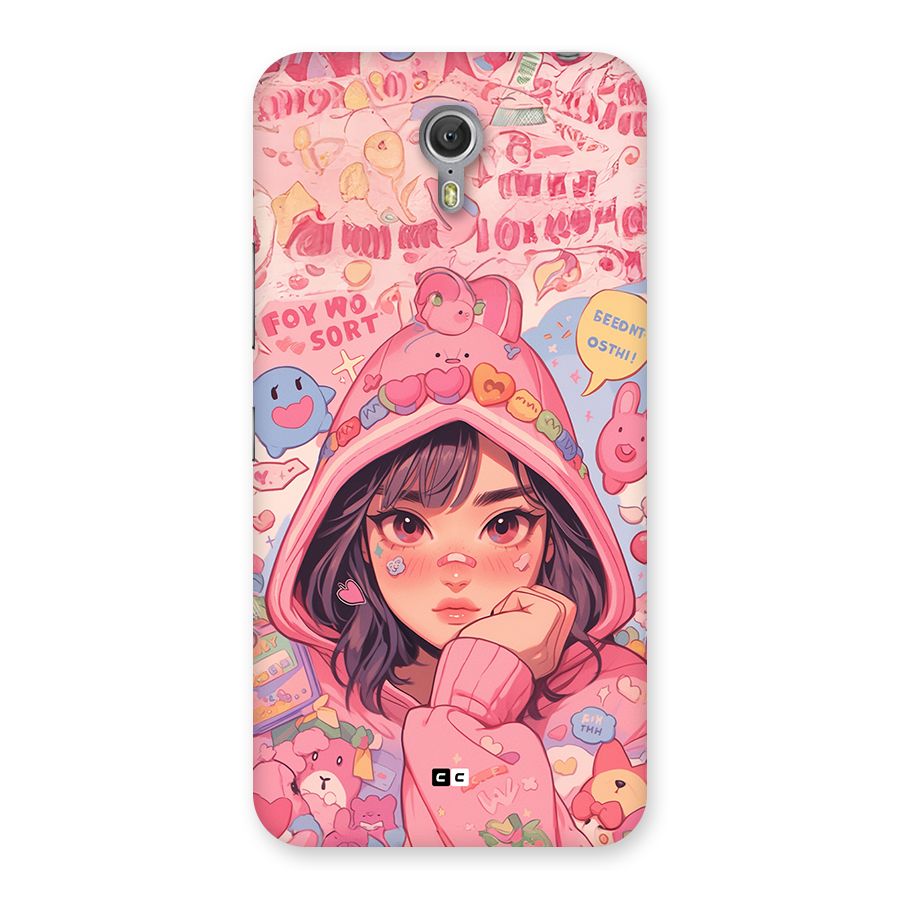 Cute Anime Girl Back Case for Zuk Z1