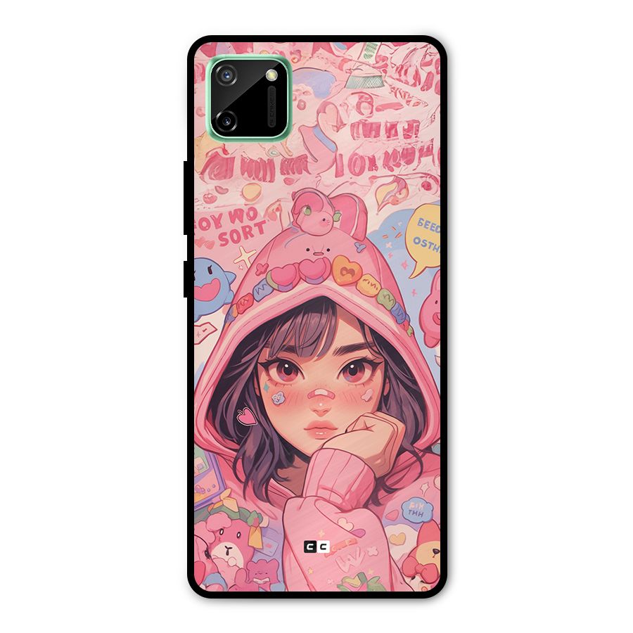 Cute Anime Girl Metal Back Case for Realme C11