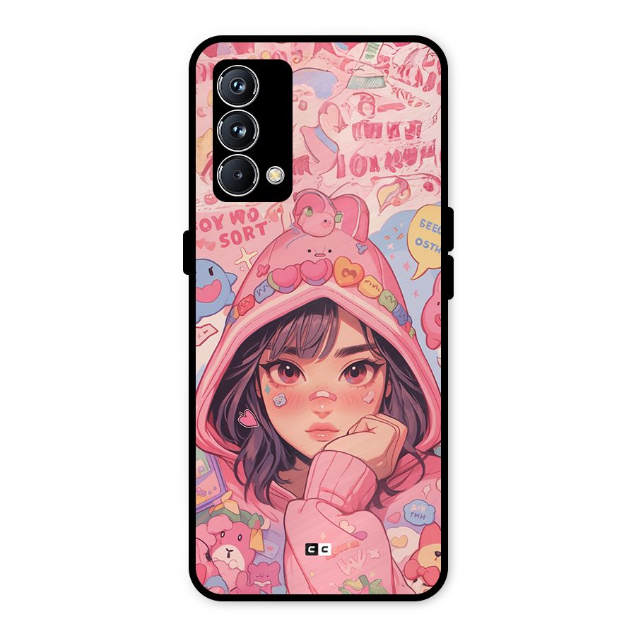 Cute Anime Girl Metal Back Case for Realme GT Master Edition