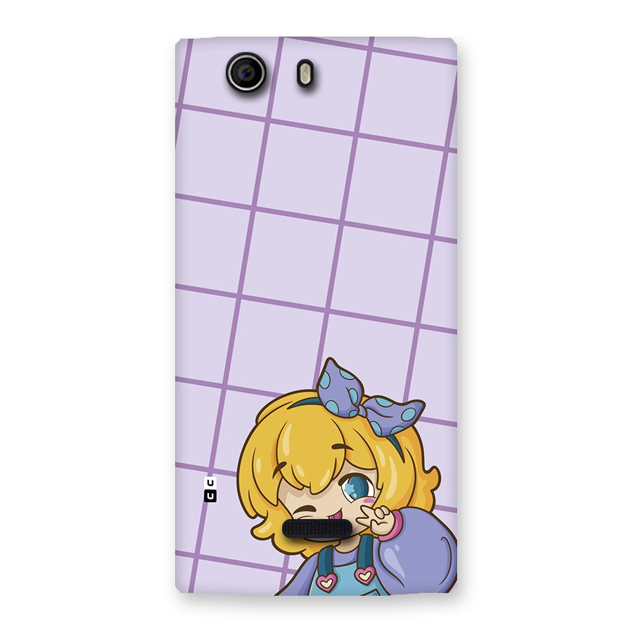 Cute Anime Illustration Back Case for Canvas Nitro 2 E311