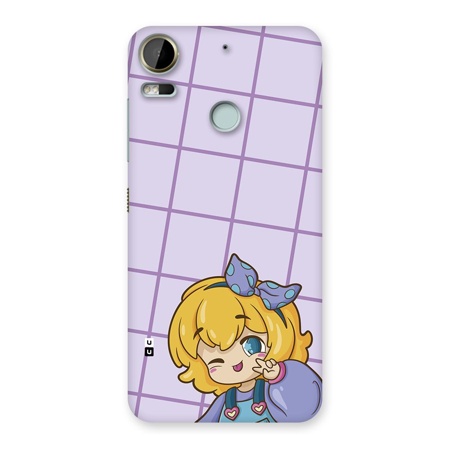Cute Anime Illustration Back Case for Desire 10 Pro