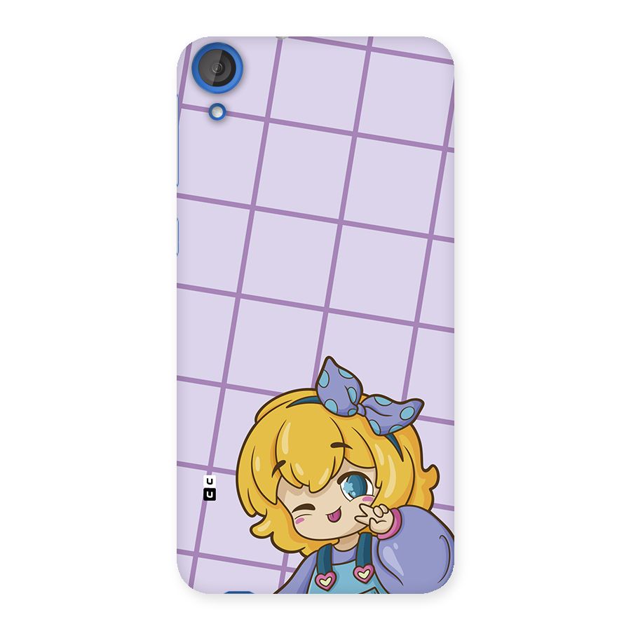 Cute Anime Illustration Back Case for Desire 820
