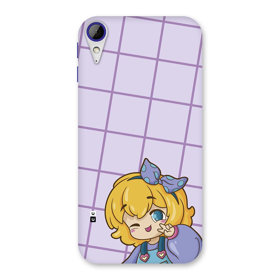 Cute Anime Illustration Back Case for Desire 830
