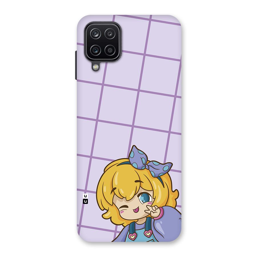 Cute Anime Illustration Back Case for Galaxy A12