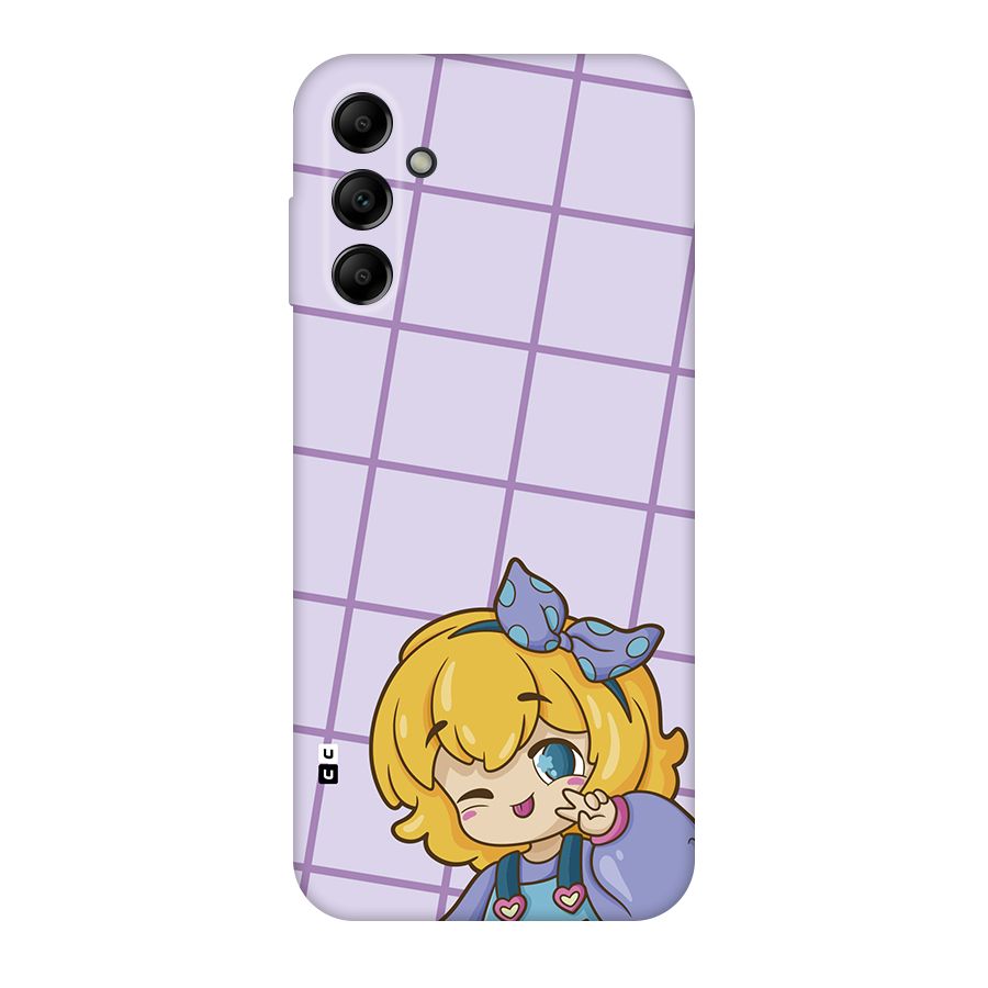 Cute Anime Illustration Back Case for Galaxy A14 5G