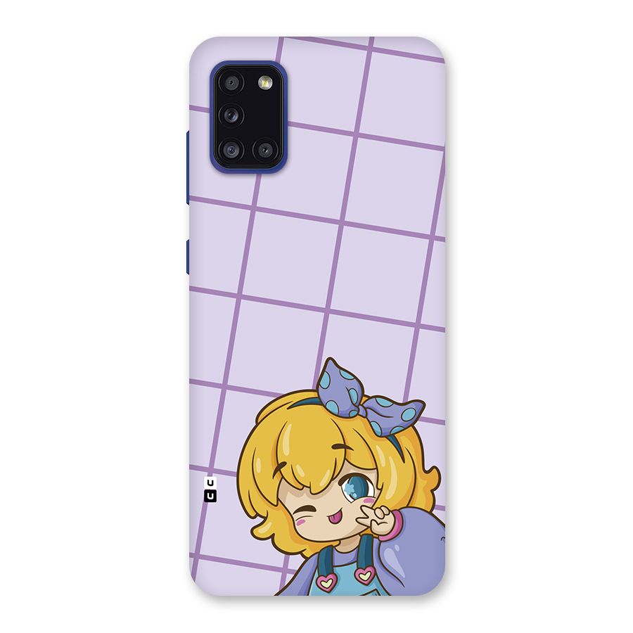 Cute Anime Illustration Back Case for Galaxy A31