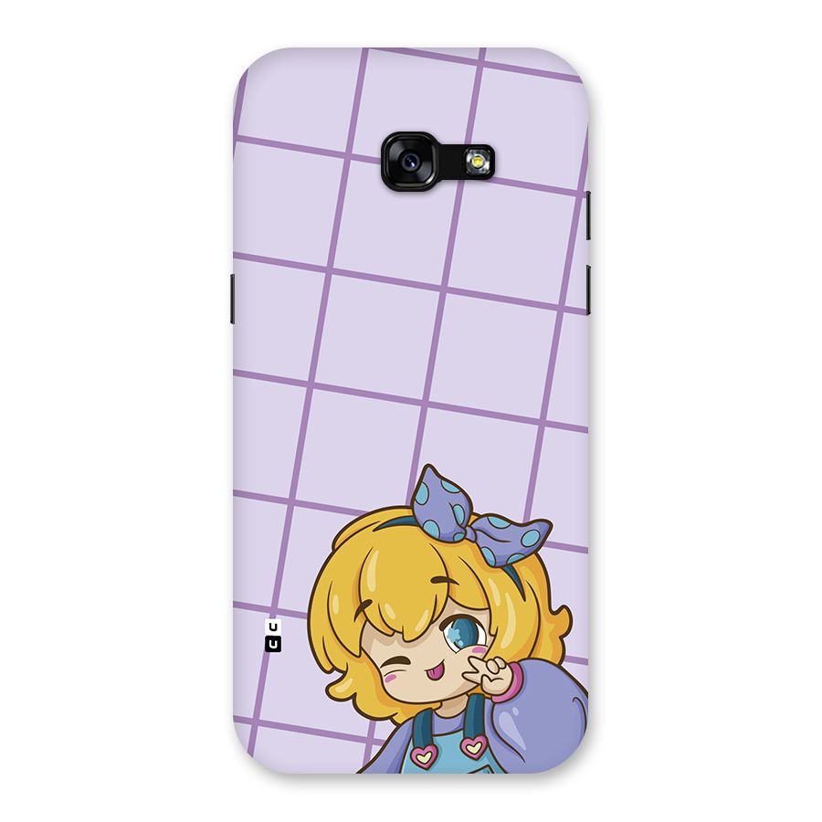 Cute Anime Illustration Back Case for Galaxy A5 2017