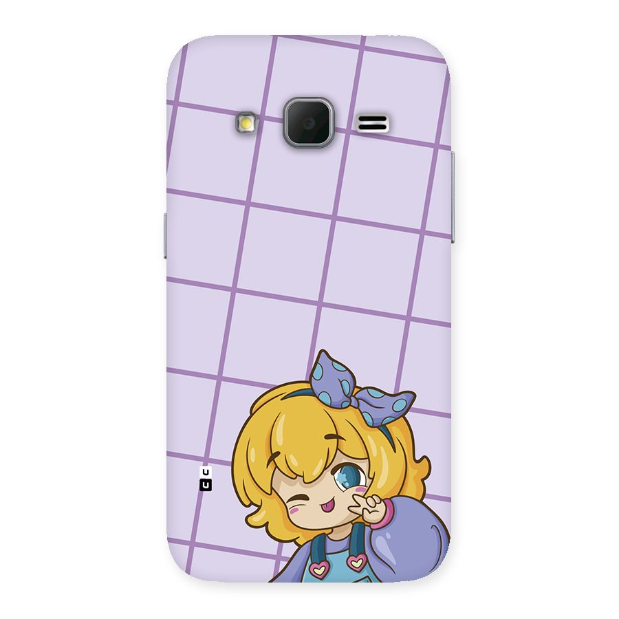 Cute Anime Illustration Back Case for Galaxy Core Prime