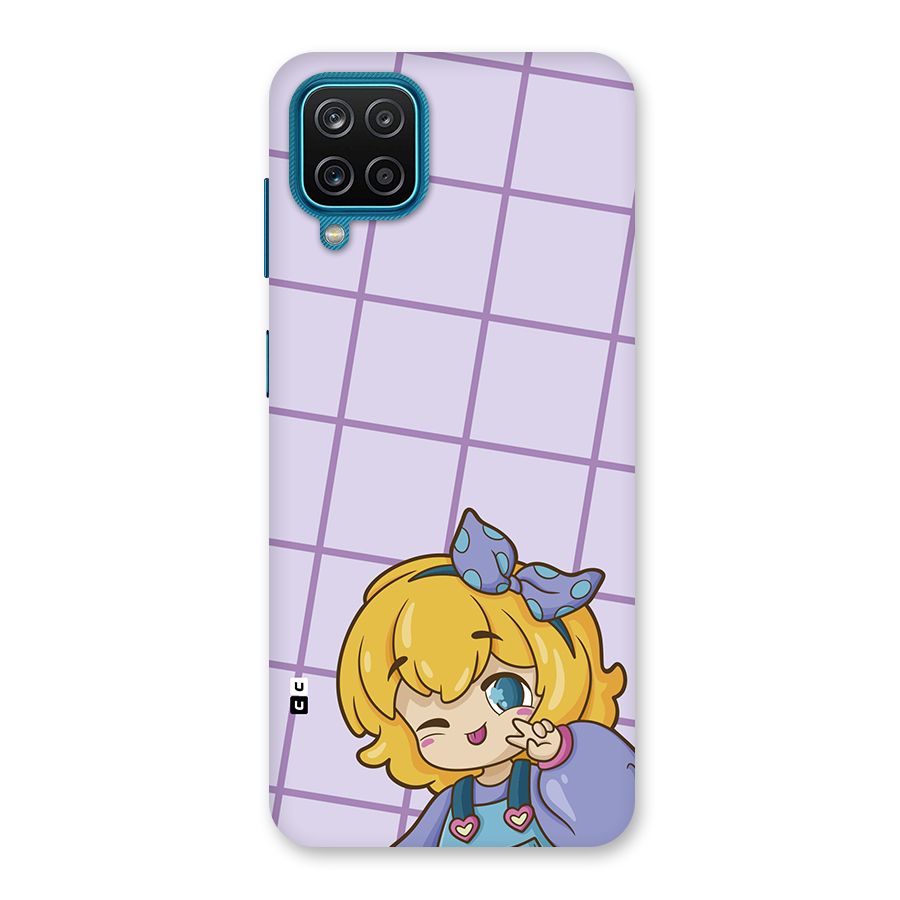 Cute Anime Illustration Back Case for Galaxy F12