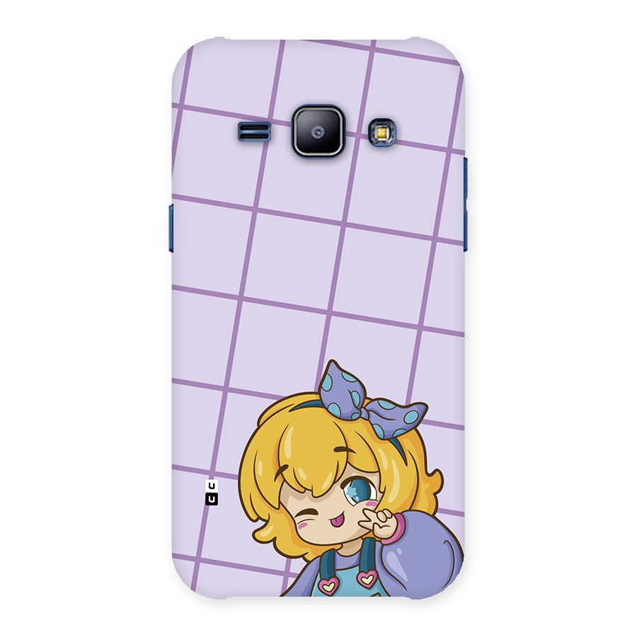 Cute Anime Illustration Back Case for Galaxy J1