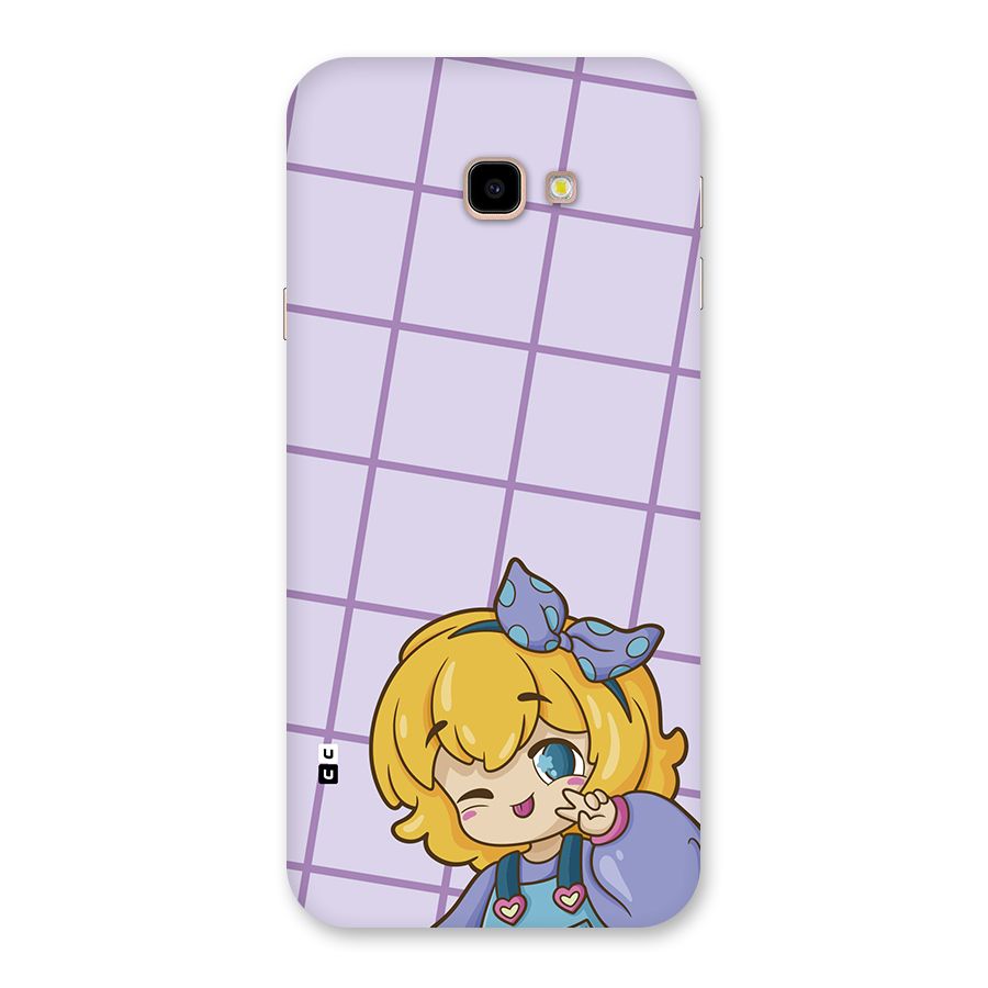 Cute Anime Illustration Back Case for Galaxy J4 Plus