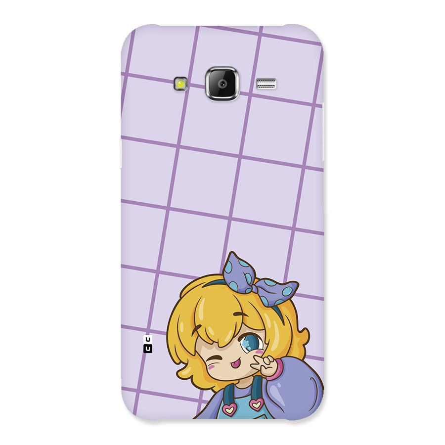 Cute Anime Illustration Back Case for Galaxy J5