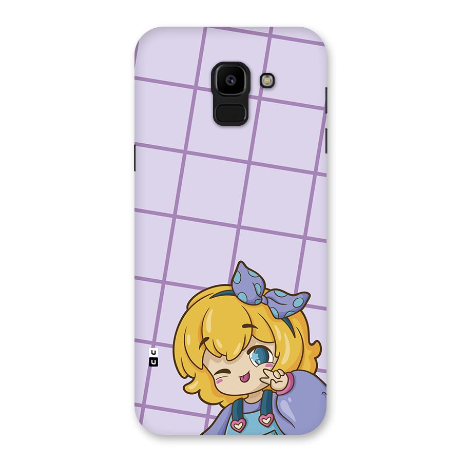 Cute Anime Illustration Back Case for Galaxy J6
