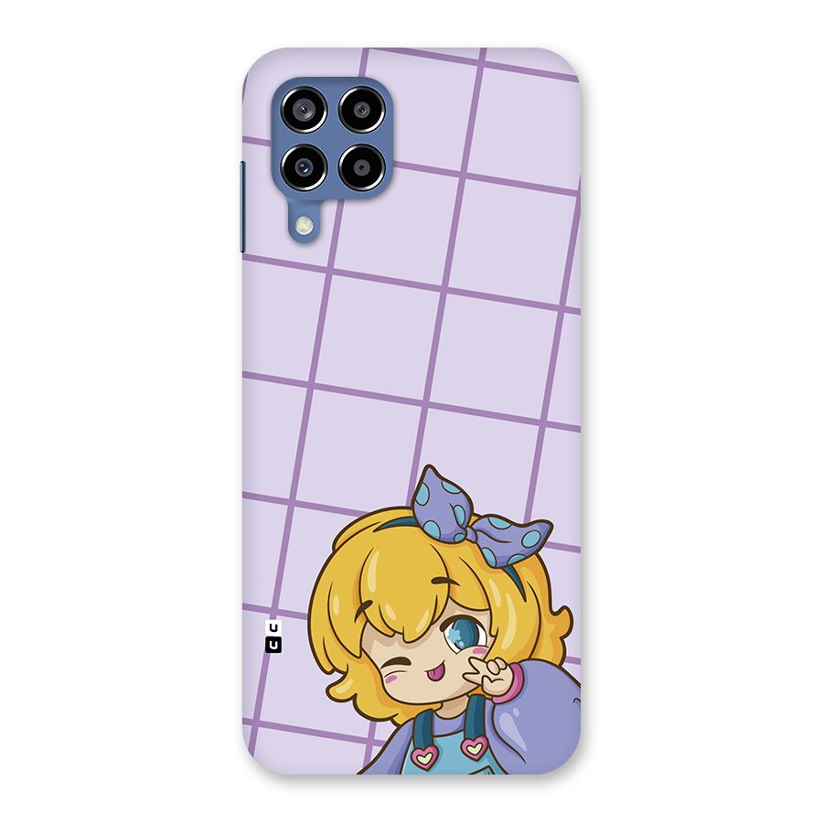 Cute Anime Illustration Back Case for Galaxy M53 5G