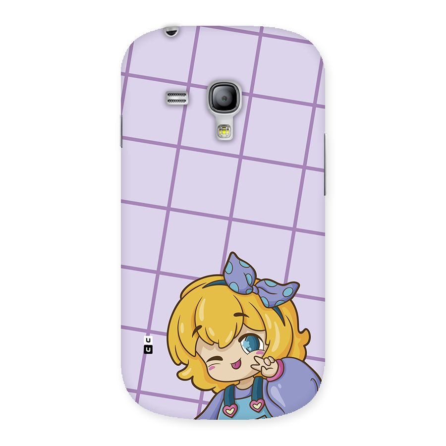 Cute Anime Illustration Back Case for Galaxy S3 Mini