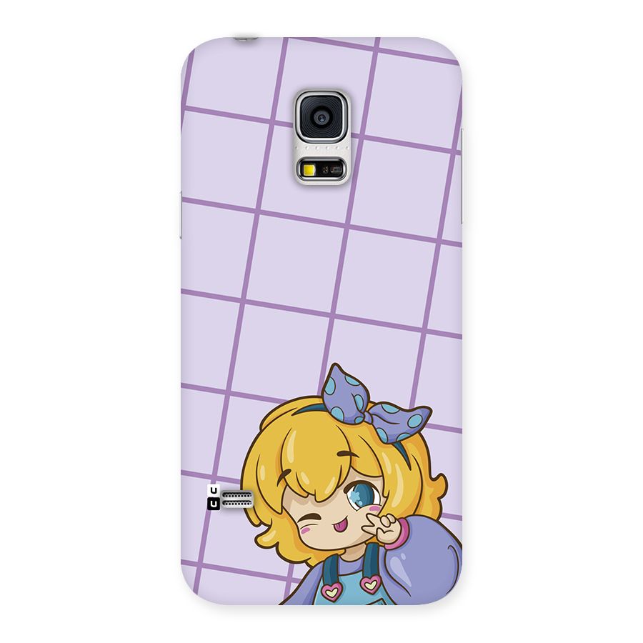Cute Anime Illustration Back Case for Galaxy S5 Mini