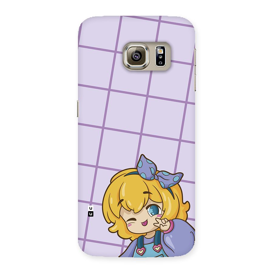 Cute Anime Illustration Back Case for Galaxy S6 Edge Plus