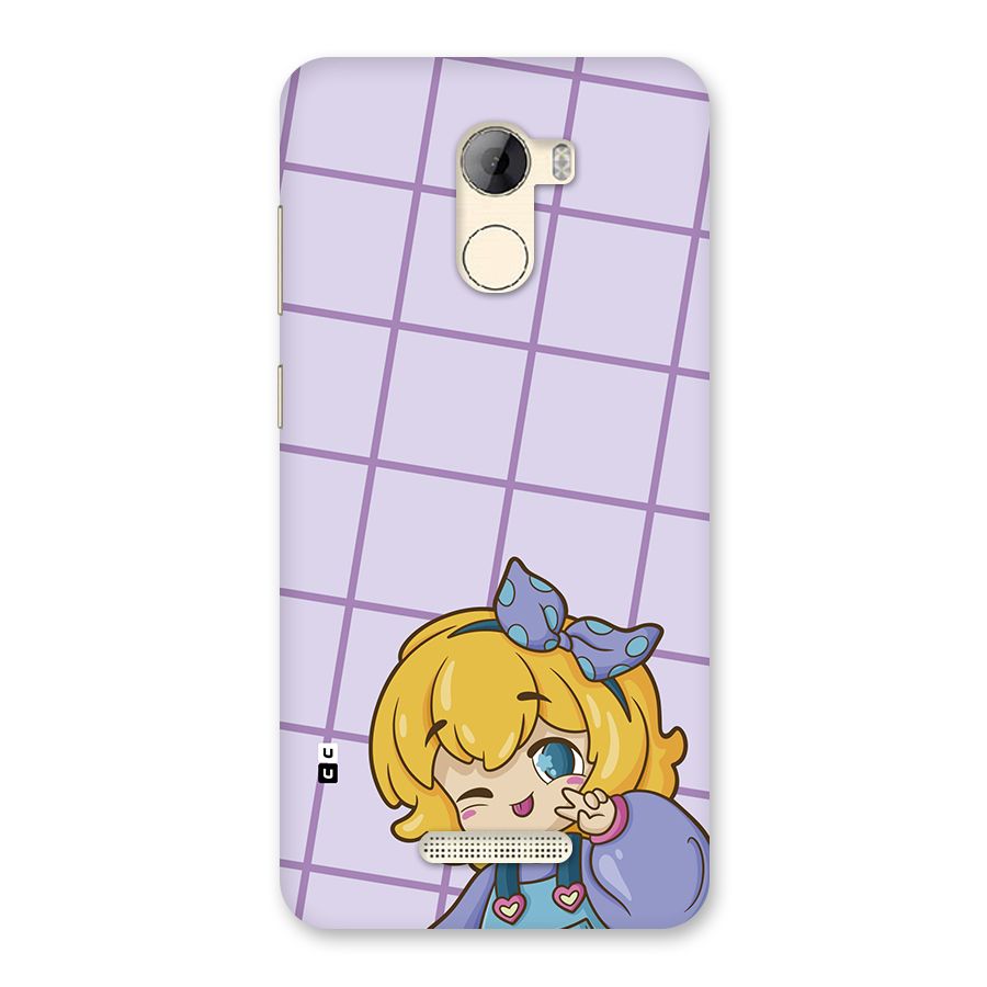 Cute Anime Illustration Back Case for Gionee A1 LIte
