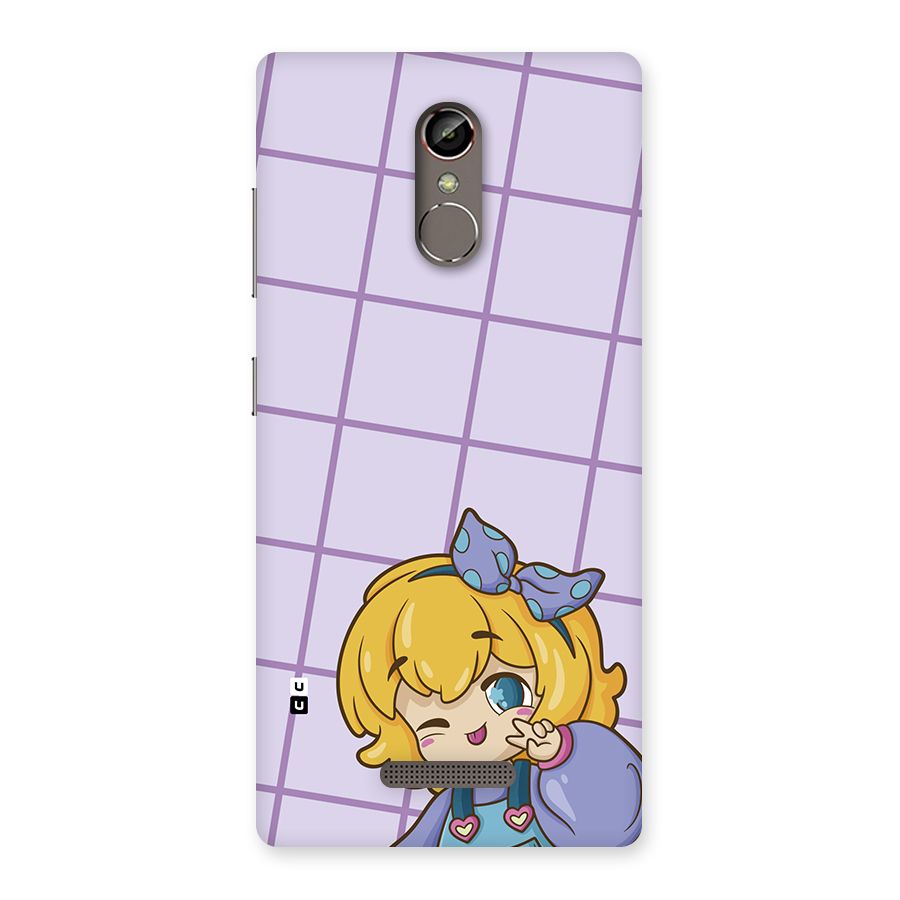 Cute Anime Illustration Back Case for Gionee S6s