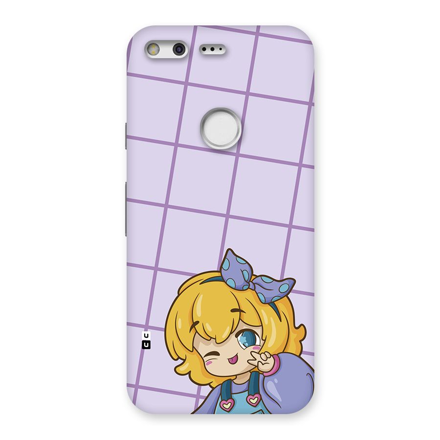 Cute Anime Illustration Back Case for Google Pixel