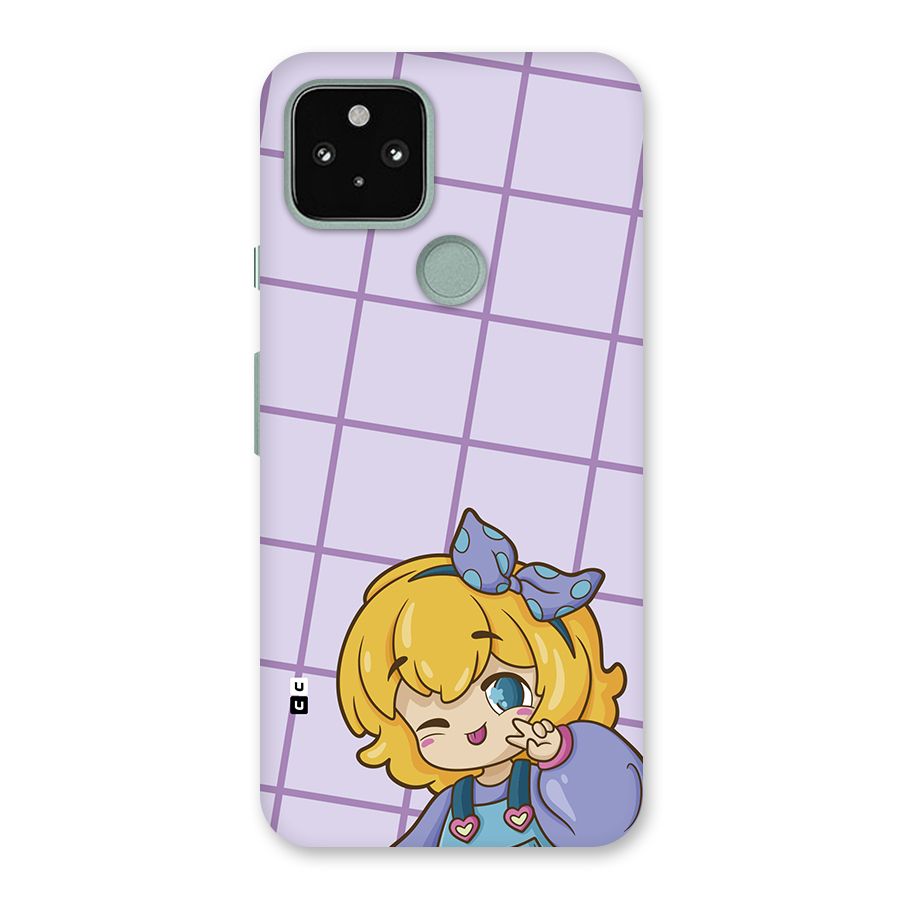 Cute Anime Illustration Back Case for Google Pixel 5
