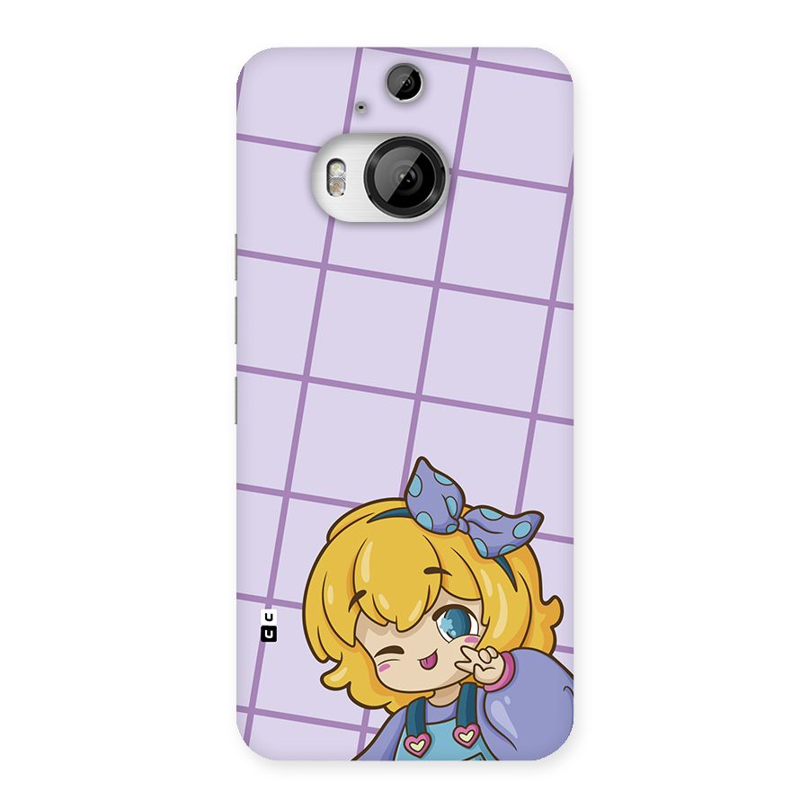 Cute Anime Illustration Back Case for HTC One M9 Plus