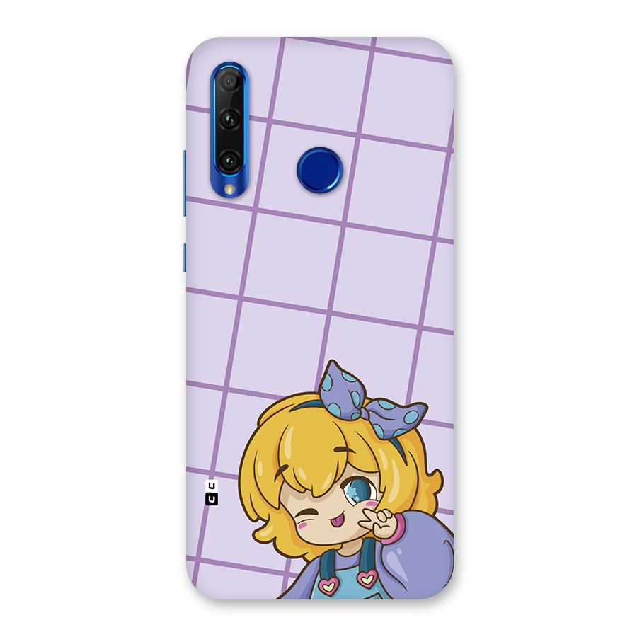 Cute Anime Illustration Back Case for Honor 20i