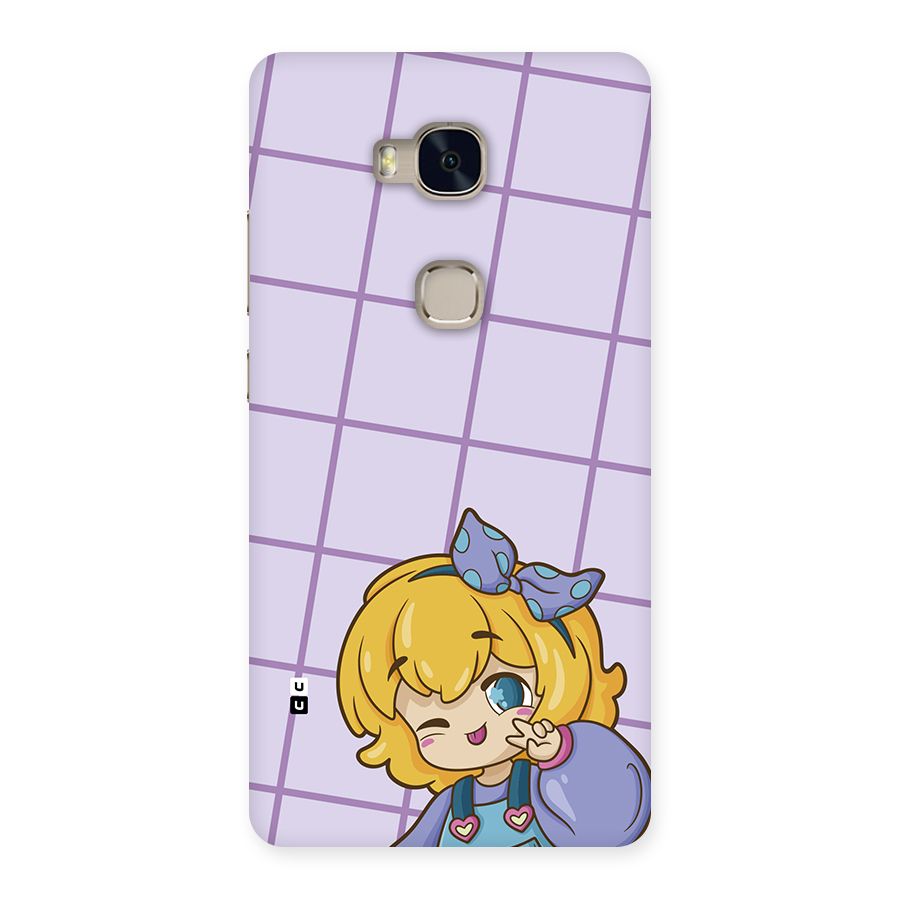 Cute Anime Illustration Back Case for Honor 5X
