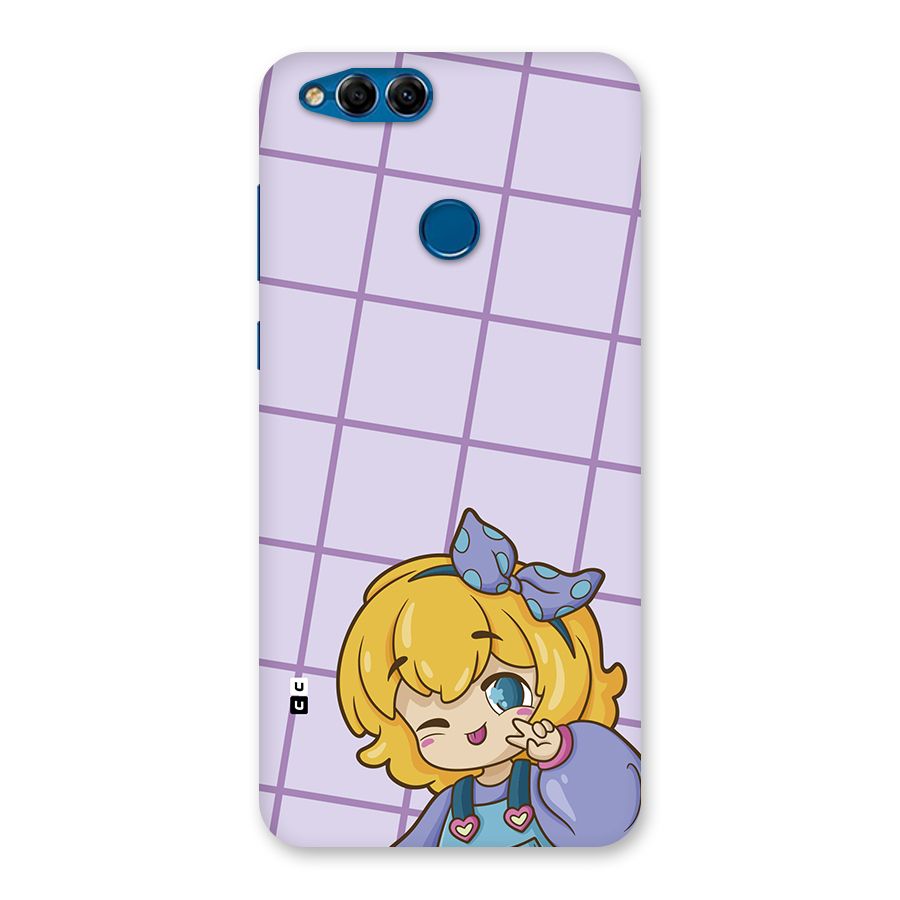 Cute Anime Illustration Back Case for Honor 7X