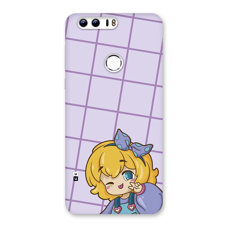 Cute Anime Illustration Back Case for Honor 8