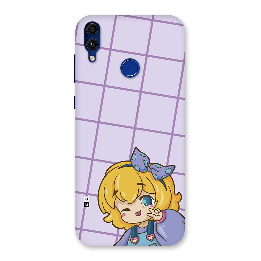 Cute Anime Illustration Back Case for Honor 8C