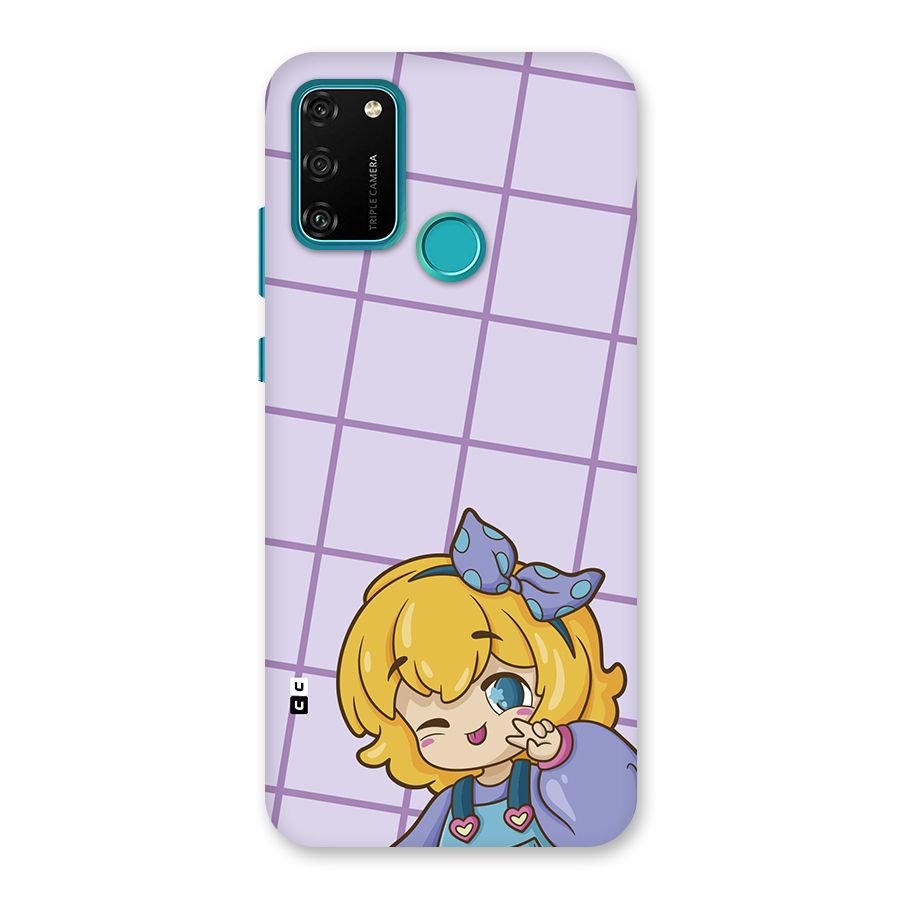 Cute Anime Illustration Back Case for Honor 9A
