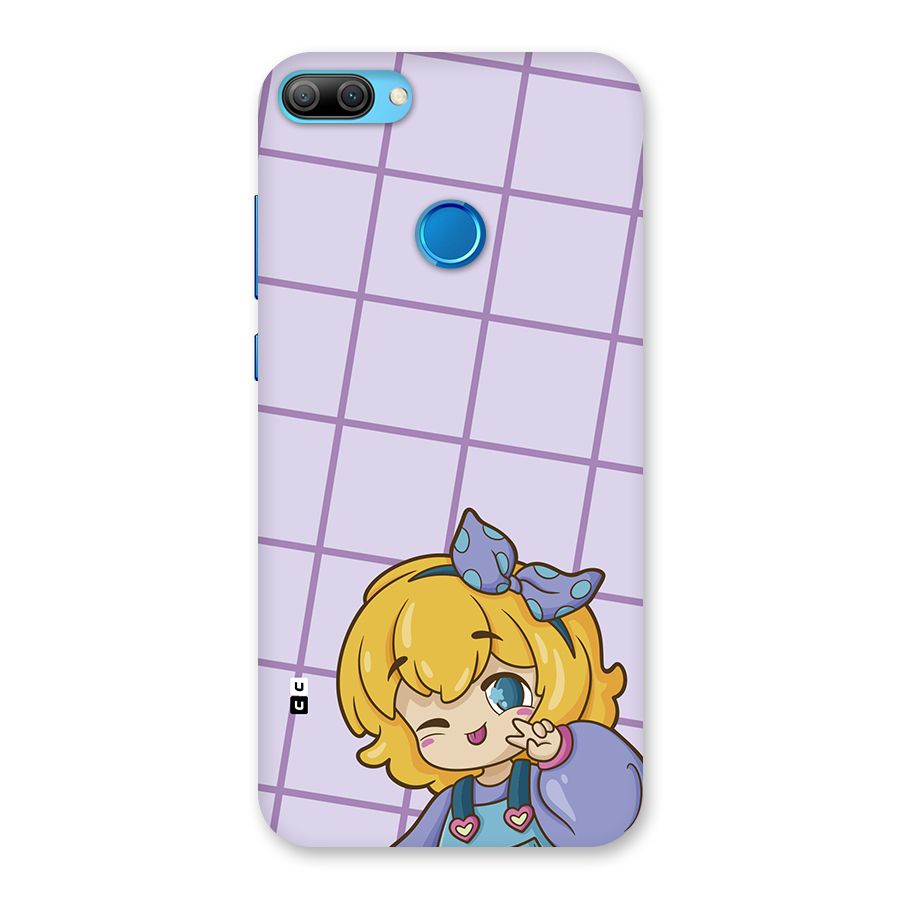 Cute Anime Illustration Back Case for Honor 9N