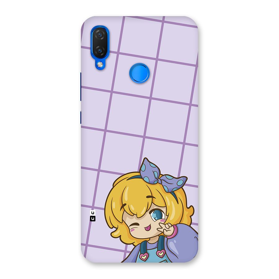 Cute Anime Illustration Back Case for Huawei P Smart Plus