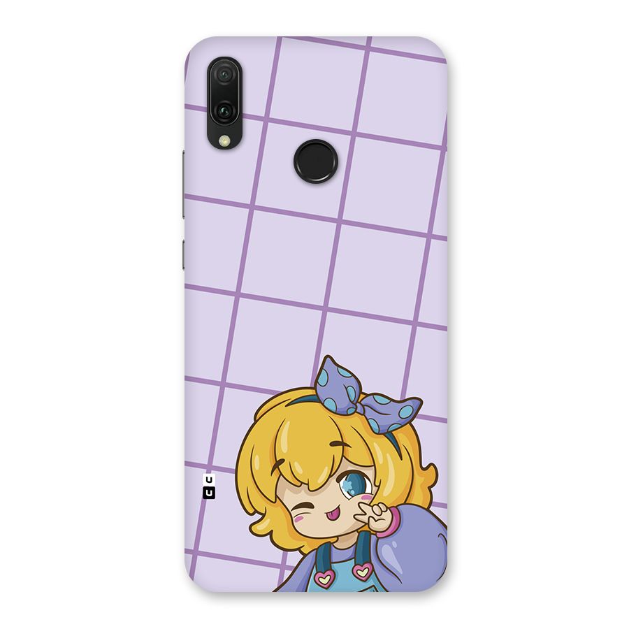 Cute Anime Illustration Back Case for Huawei Y9 (2019)